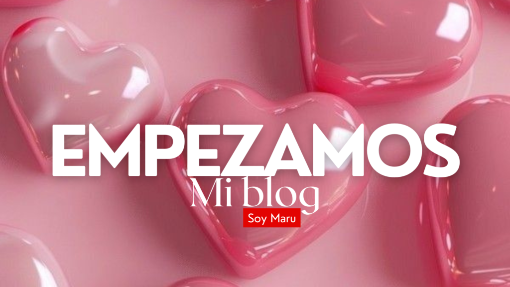 Portada rosa del blog Soy Maru, mi espacio personal donde comparto reflexiones, emociones y experiencias reales de mi vida.
